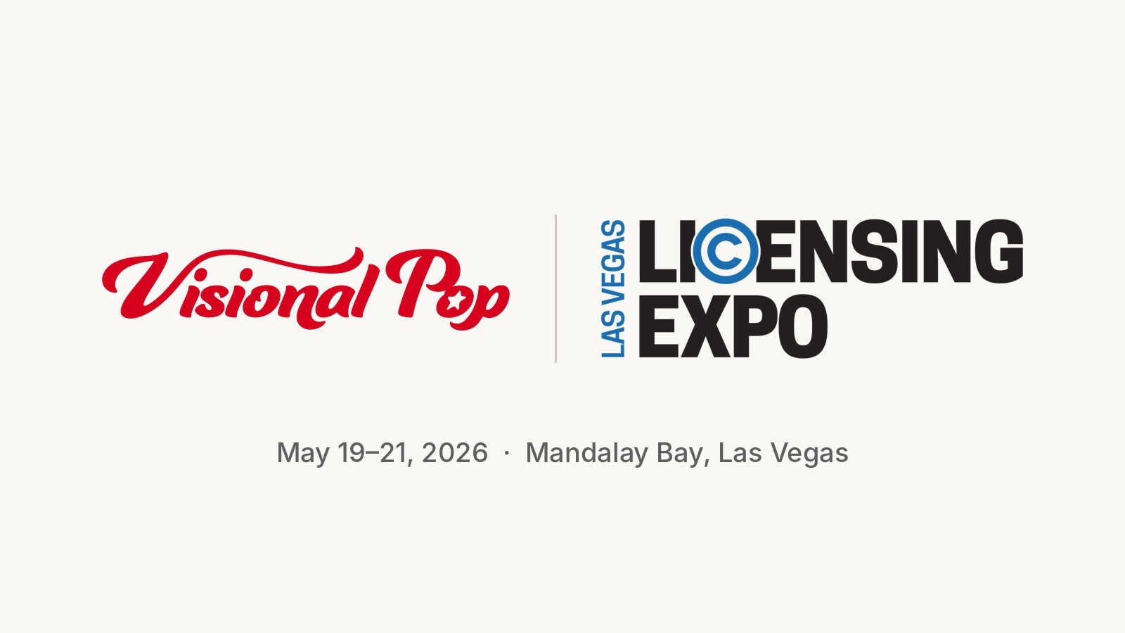 Visional Pop at Licensing Expo 2026 in Las Vegas